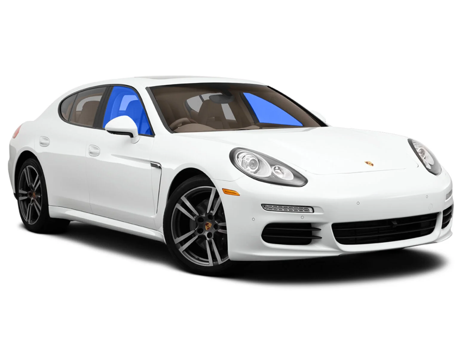 Two Front Windows Tinted by DSP Window Tinting in Leesburg, FL